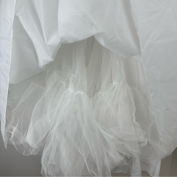 Sidney Bush Coverage Petticoat Size 10 White Made in U.S.A Wedding Formal - Picture 4 of 10